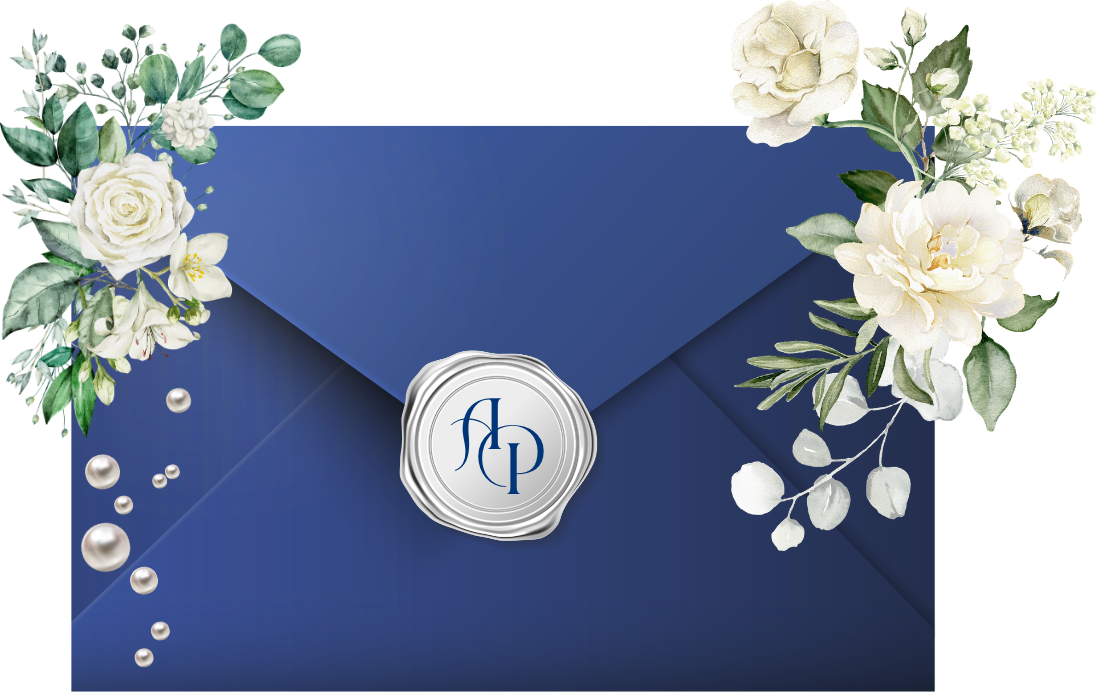 Wedding invitation envelope